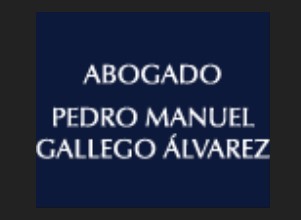 Abogado Pedro Manuel Gallego Alvarez