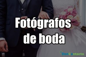 Fotógrafos de boda