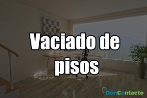 Vaciado de pisos