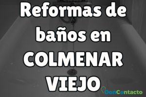 Reformas de baños en Colmenar Viejo