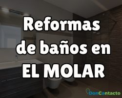 Reformas de baños en El Molar