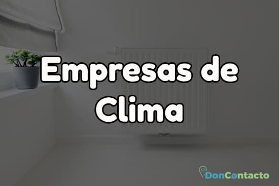 empresas de clima