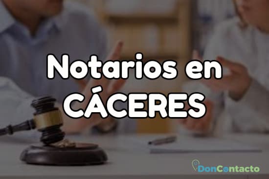Notarios en Cáceres
