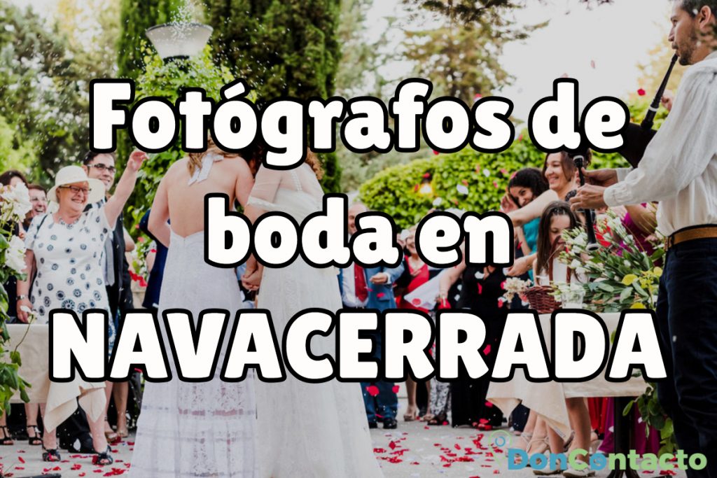 Fotógrafos de boda en Navacerrada