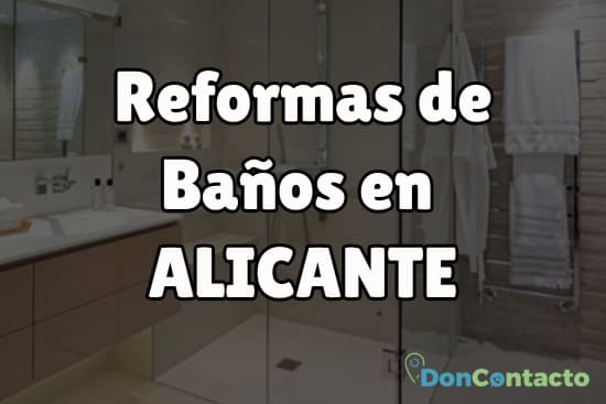 Reformas de baños en Alicante
