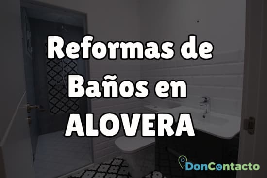 Reformas de baños en Alovera