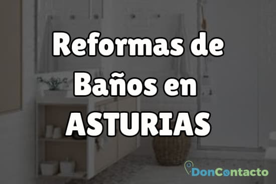Reformas de baños en Asturias