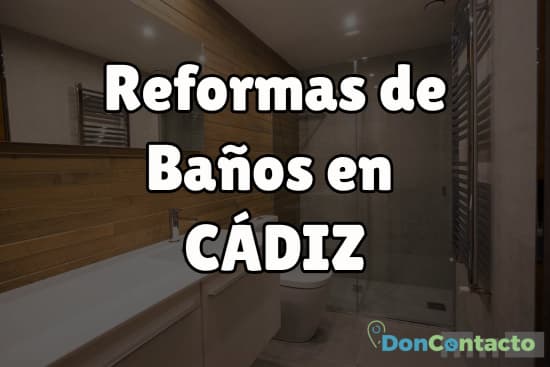 Reformas de baños en Cádiz