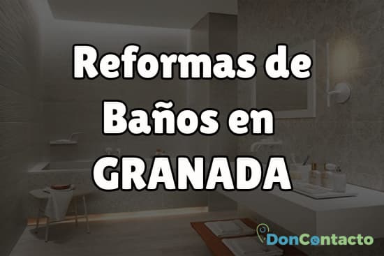 Reformas de baños en Granada