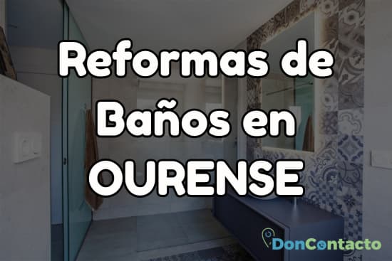 Reformas de baños en Ourense