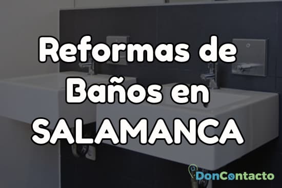 Reformas de baños en Salamanca