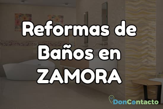 Reformas de baños en Zamora