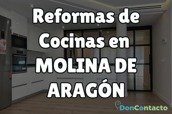 Reformas de cocinas en Molina de Aragón