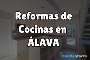 Reformas de cocinas en Álava