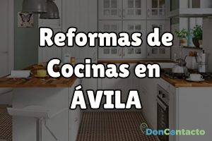 Reformas de cocinas en Ávila