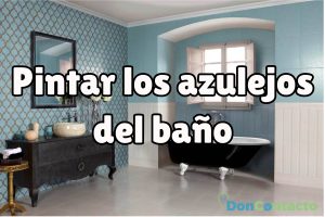 Cómo pintar los azulejos del baño, paso a paso