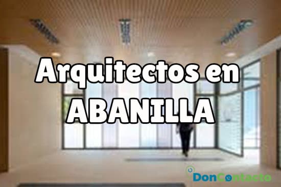 Arquitectos en Abanilla