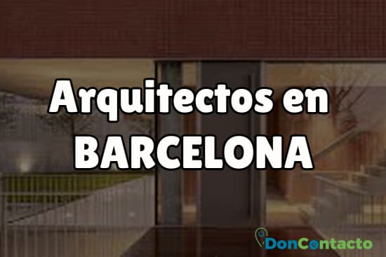 Arquitectos en Barcelona