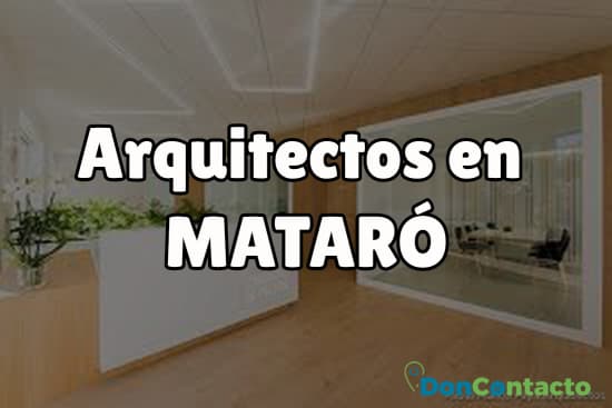 Arquitectos en Mataró