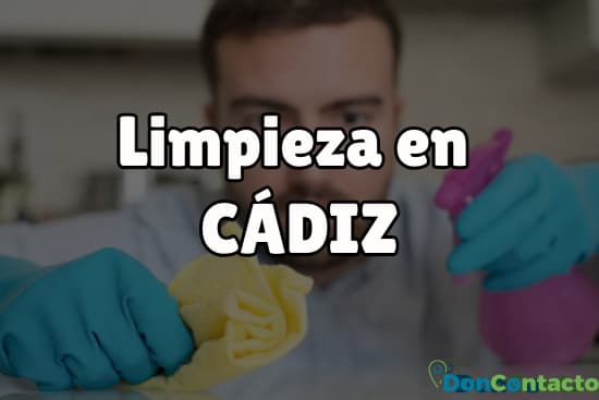 Limpieza en Cádiz