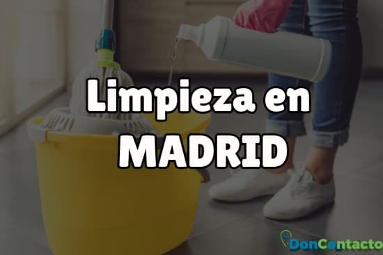 Limpieza en Madrid