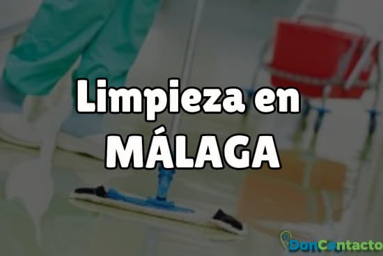 Limpieza en Málaga