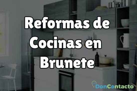 Reformas de cocinas en Brunete