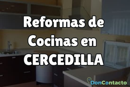 Reformas de cocinas en Cercedilla