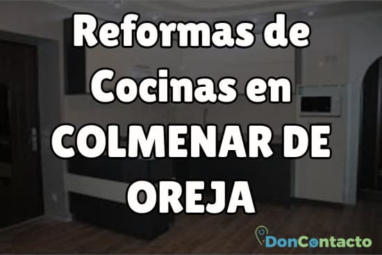 Reformas de cocinas en Colmenar de Oreja