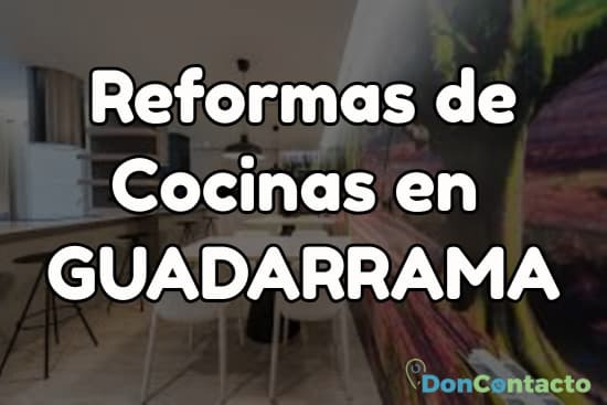 Reformas de cocinas en Guadarrama