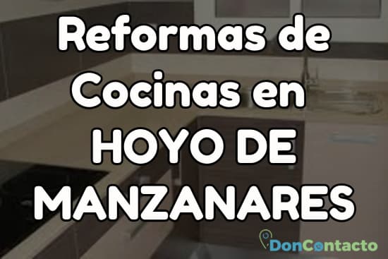 Reformas de cocinas en Hoyo de Manzanares