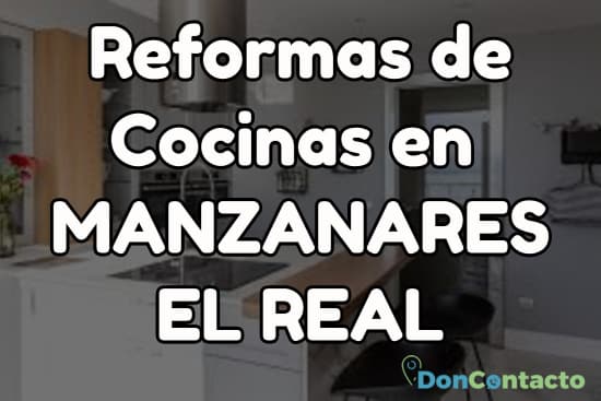 Reformas de cocinas en Manzanares el Real