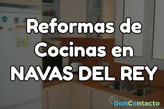 Reformas de cocinas en Navas del Rey
