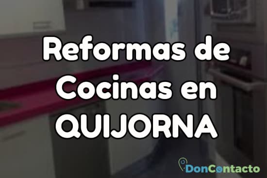 Reformas de cocinas en Quijorna