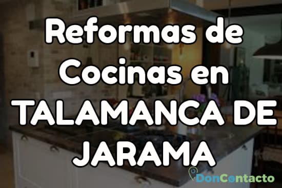 Reformas de cocinas en Talamanca de Jarama