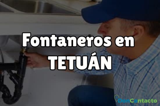 Fontaneros en Tetuán